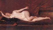 William Merritt Chase Study of curves oil painting artist